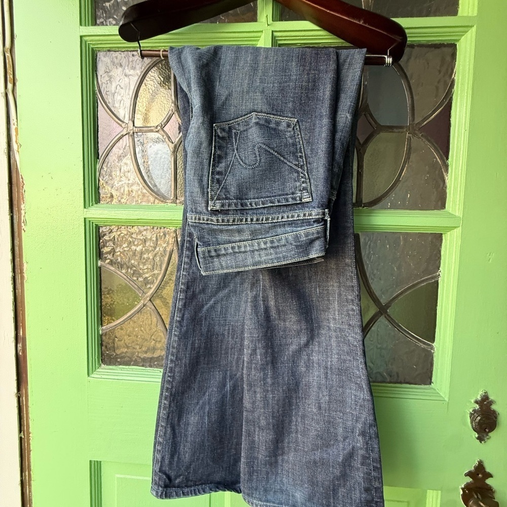 👖 EUC Citizens of Humanity Dita Petite Bootcut Jeans - Dark Blue Wash Size 29 - Picture 2 of 5